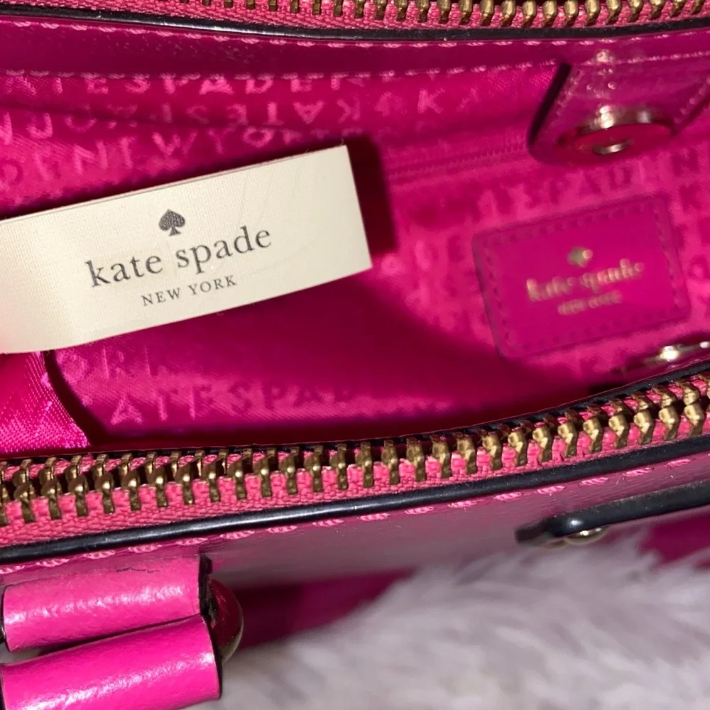 kate spade Hot Pink Leather Shoulder Bag